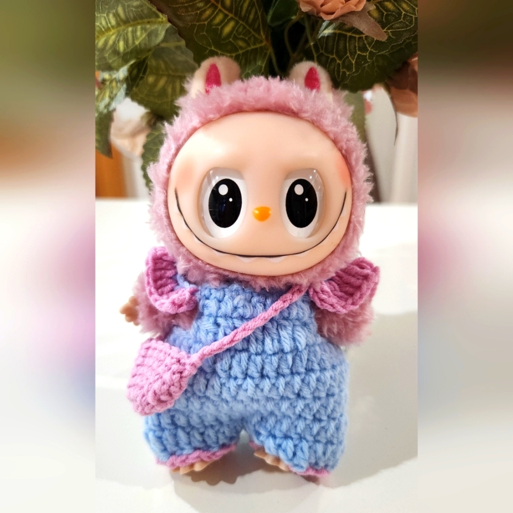Adorable Labubu Dolls Crochet Clothes Outfits set